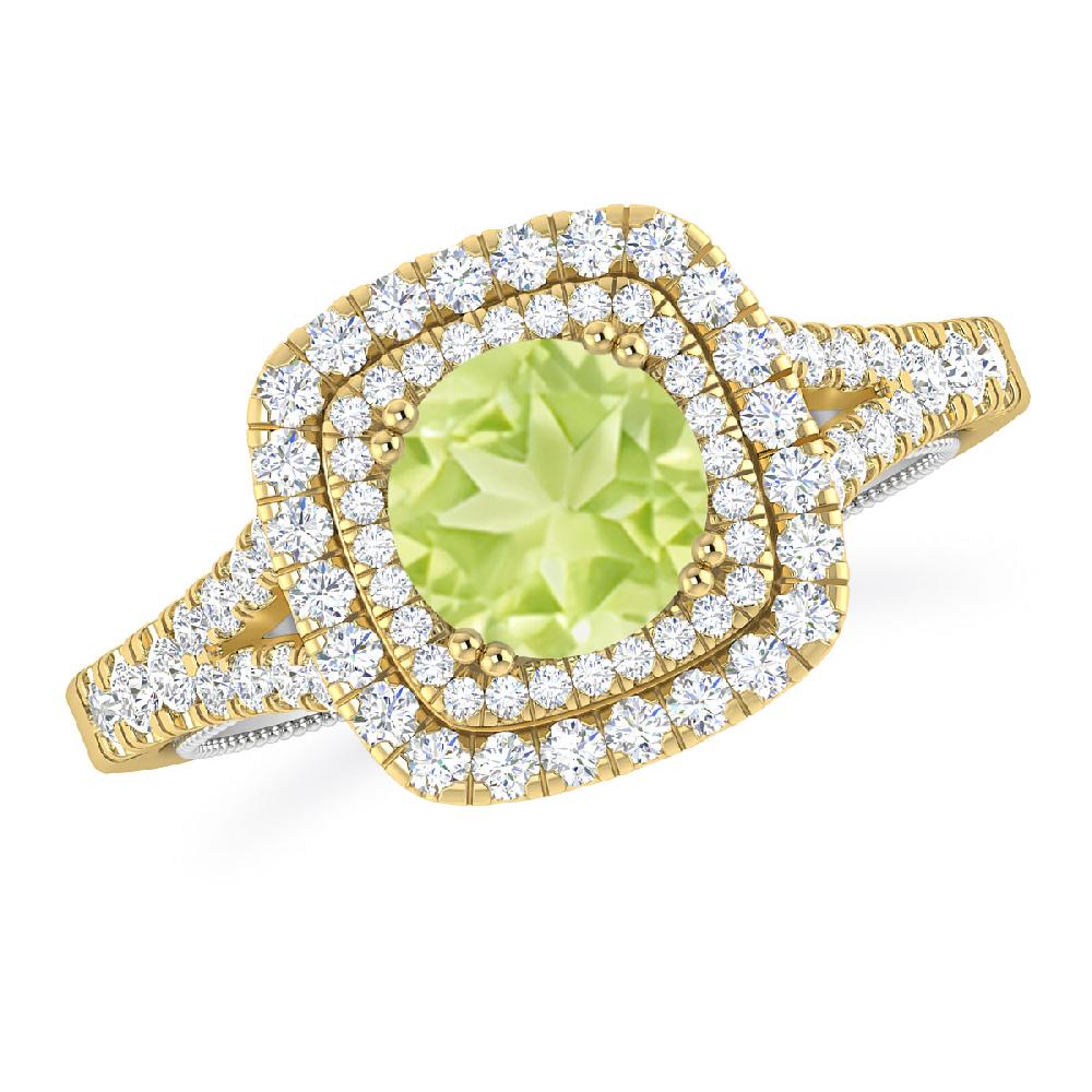 Yellow Gold - Peridot