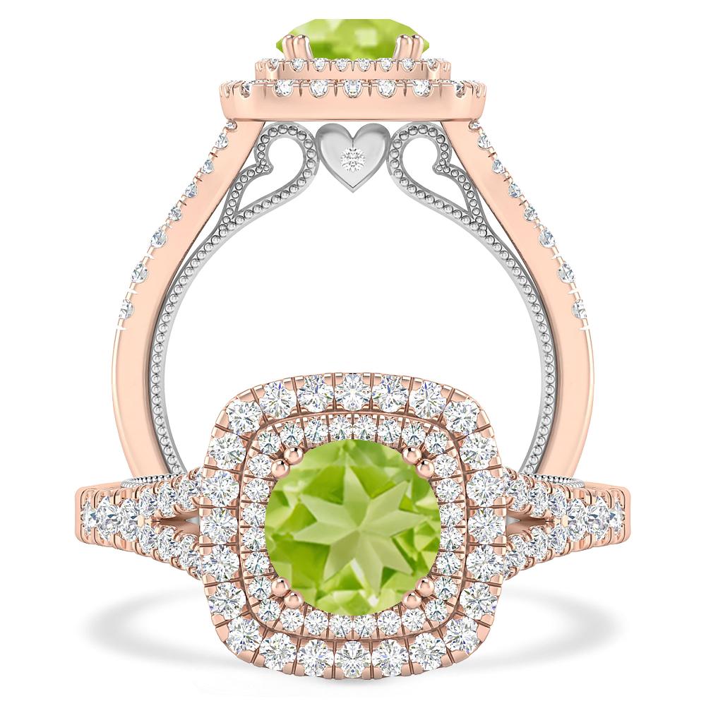 Rose Gold - Peridot