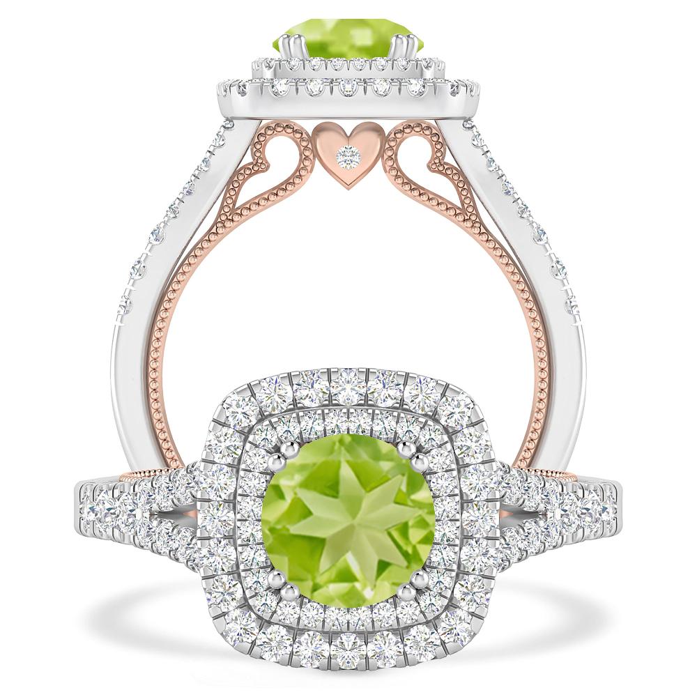 White Gold - Peridot