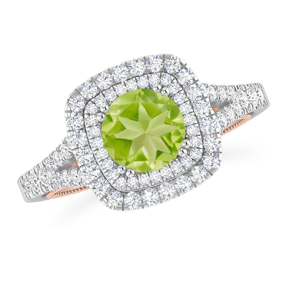 White Gold - Peridot