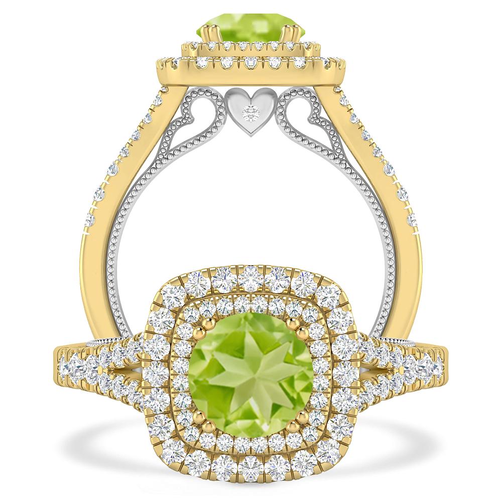 Yellow Gold - Peridot