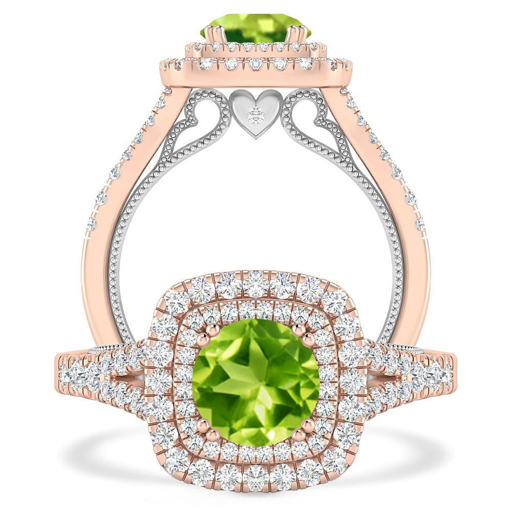 Rose Gold - Peridot