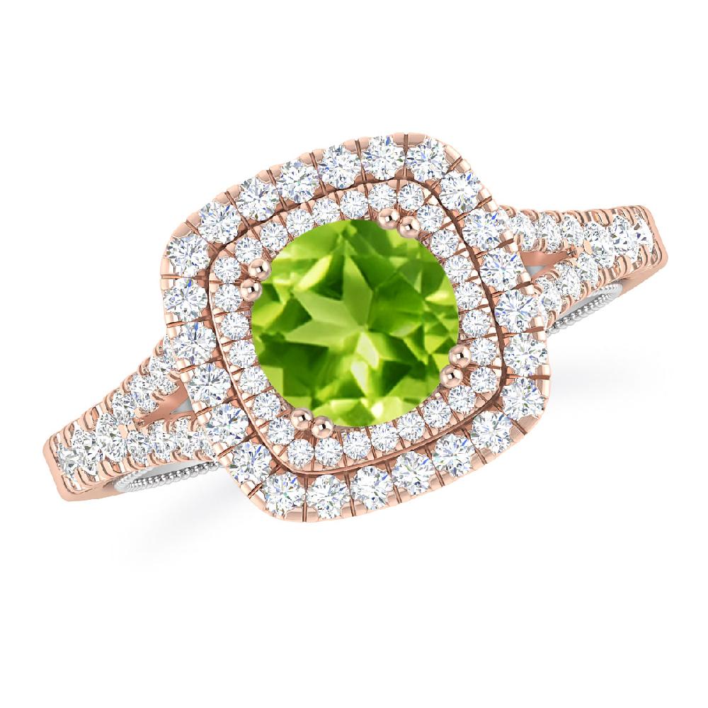 Rose Gold - Peridot