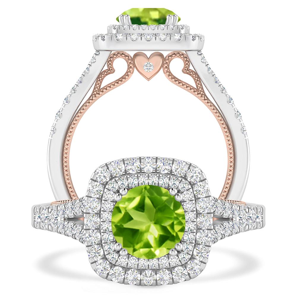 White Gold - Peridot