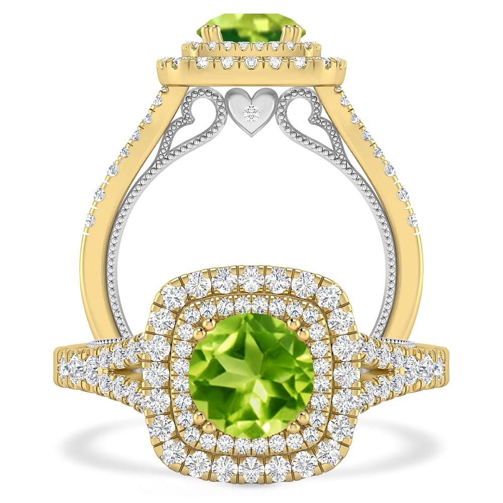 Yellow Gold - Peridot