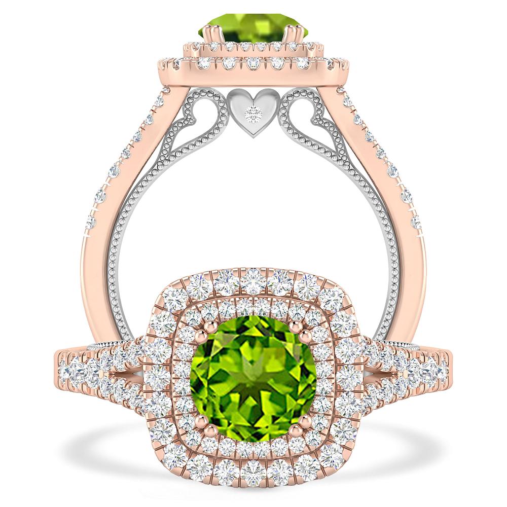 Rose Gold - Peridot