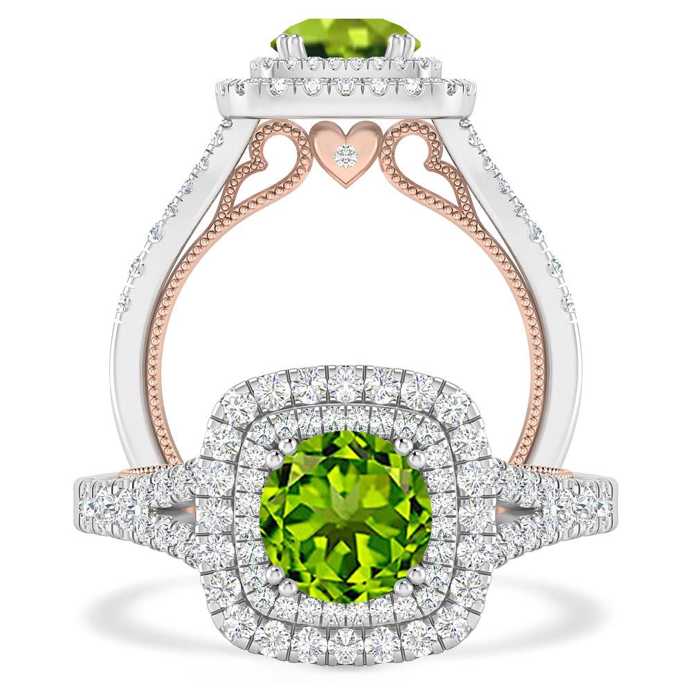 White Gold - Peridot