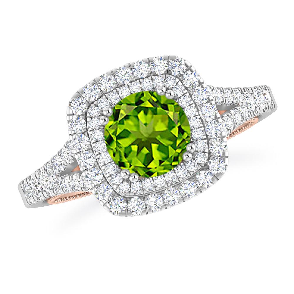 White Gold - Peridot