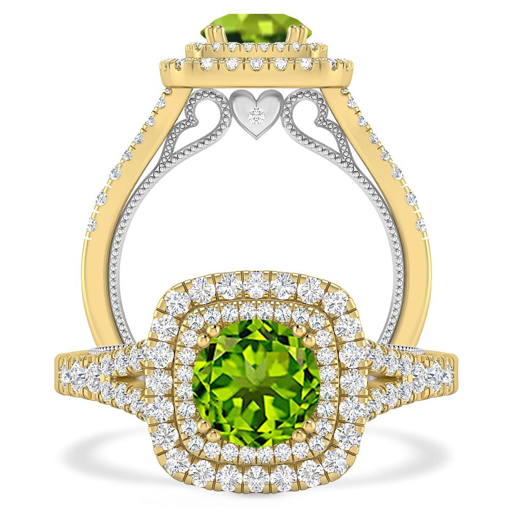 Yellow Gold - Peridot