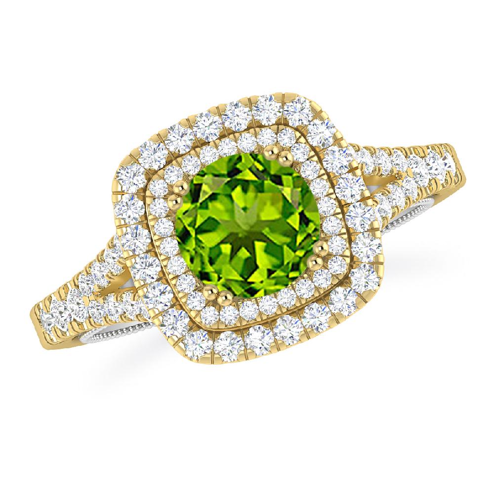 Yellow Gold - Peridot