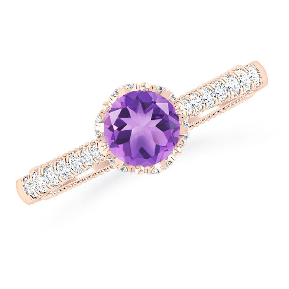 Rose Gold - Amethyst