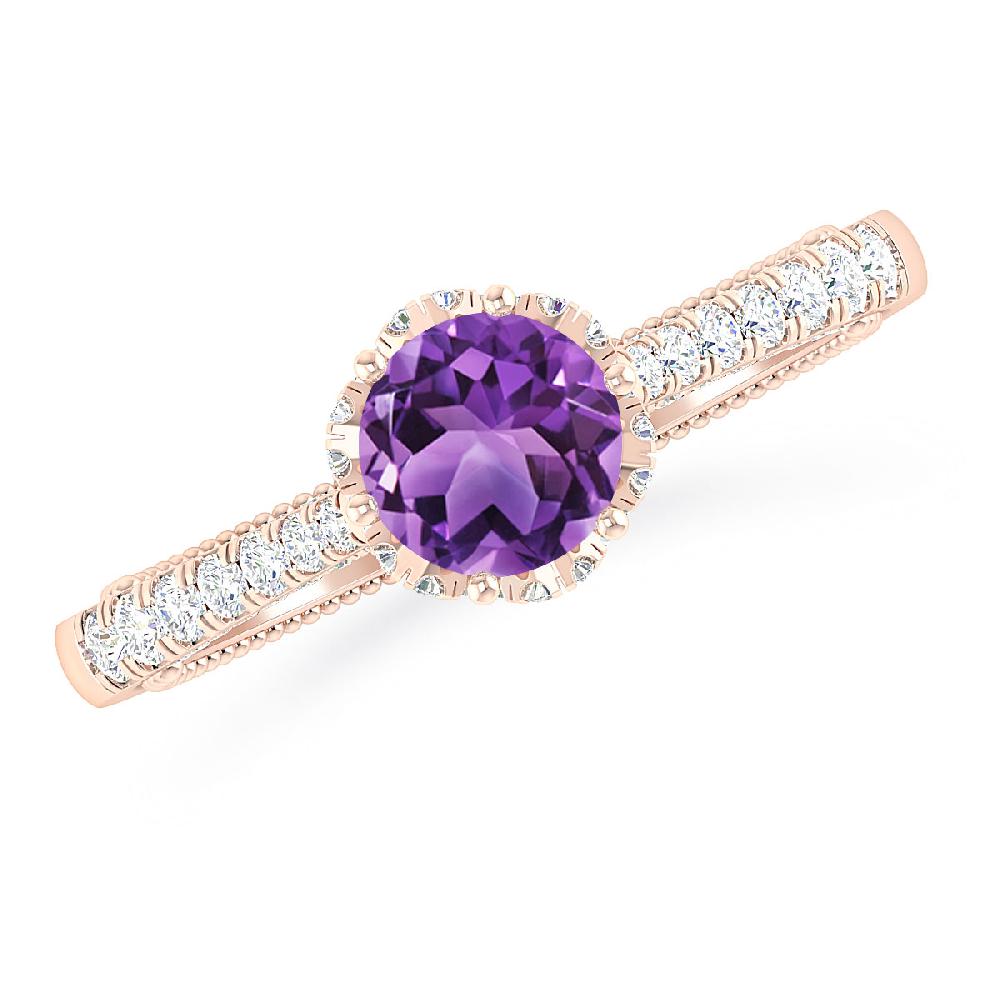 Rose Gold - Amethyst