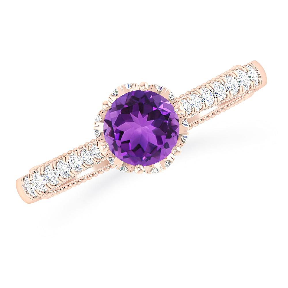 Rose Gold - Amethyst