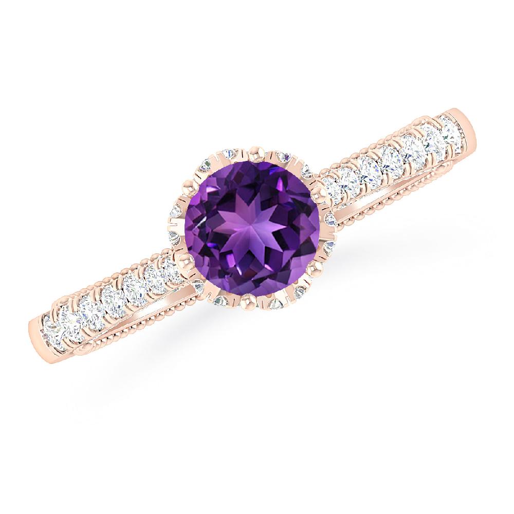 Rose Gold - Amethyst