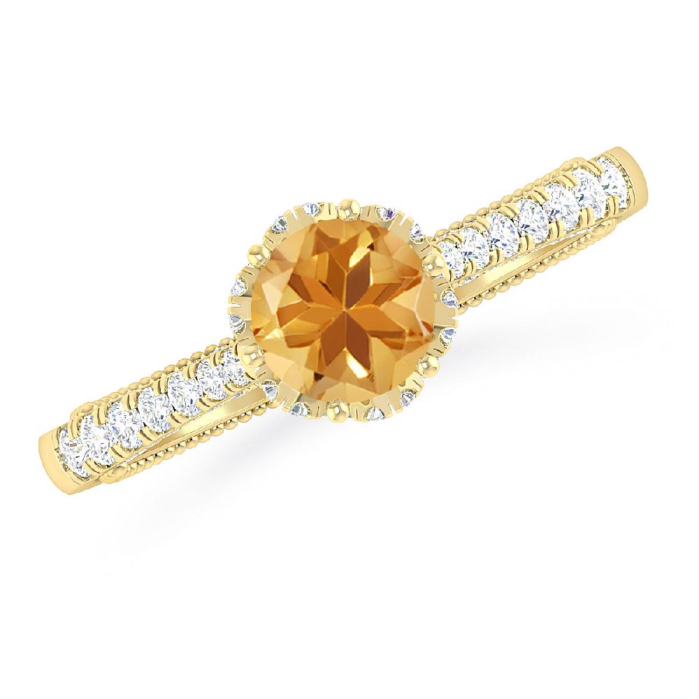 Yellow Gold - Citrine