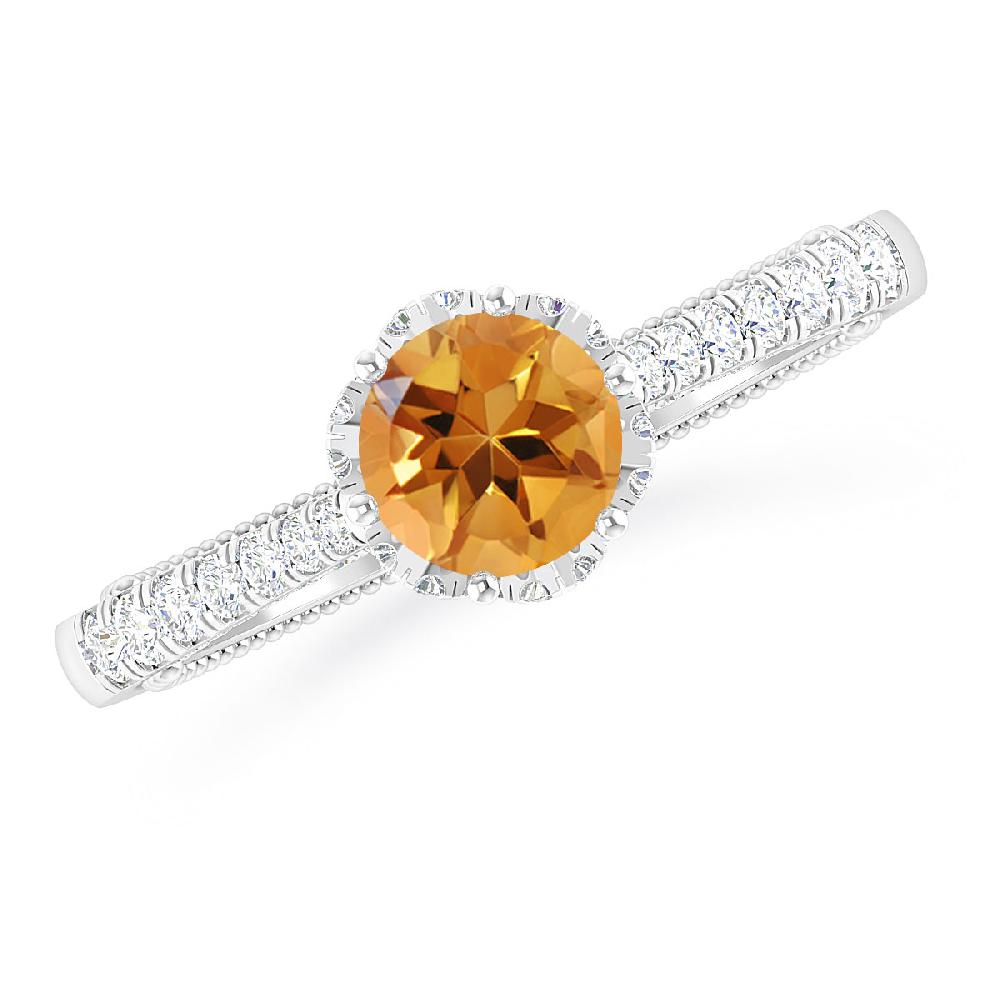 White Gold - Citrine