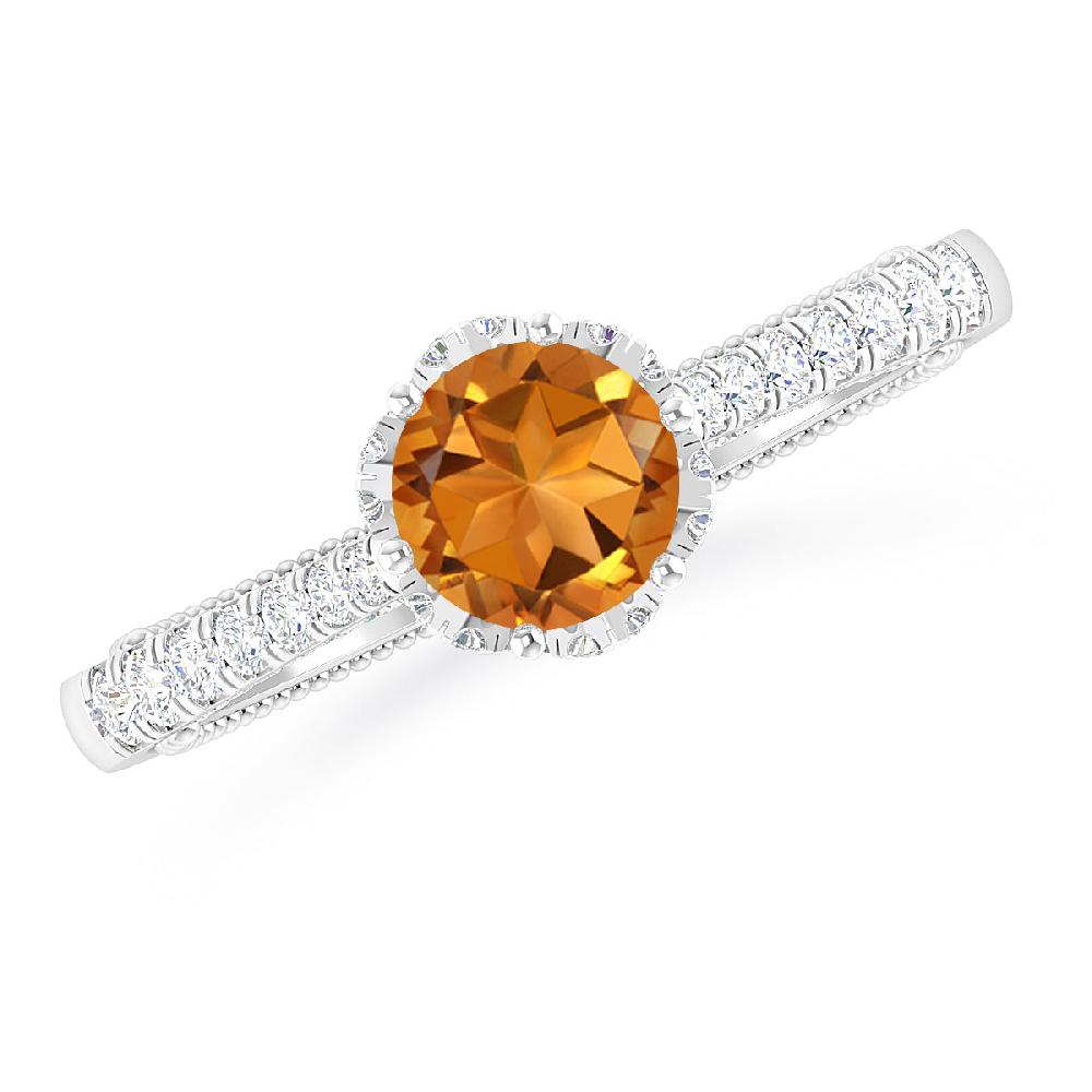 White Gold - Citrine