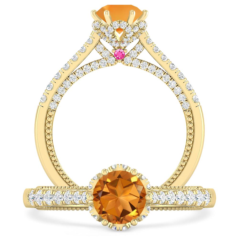 Yellow Gold - Citrine