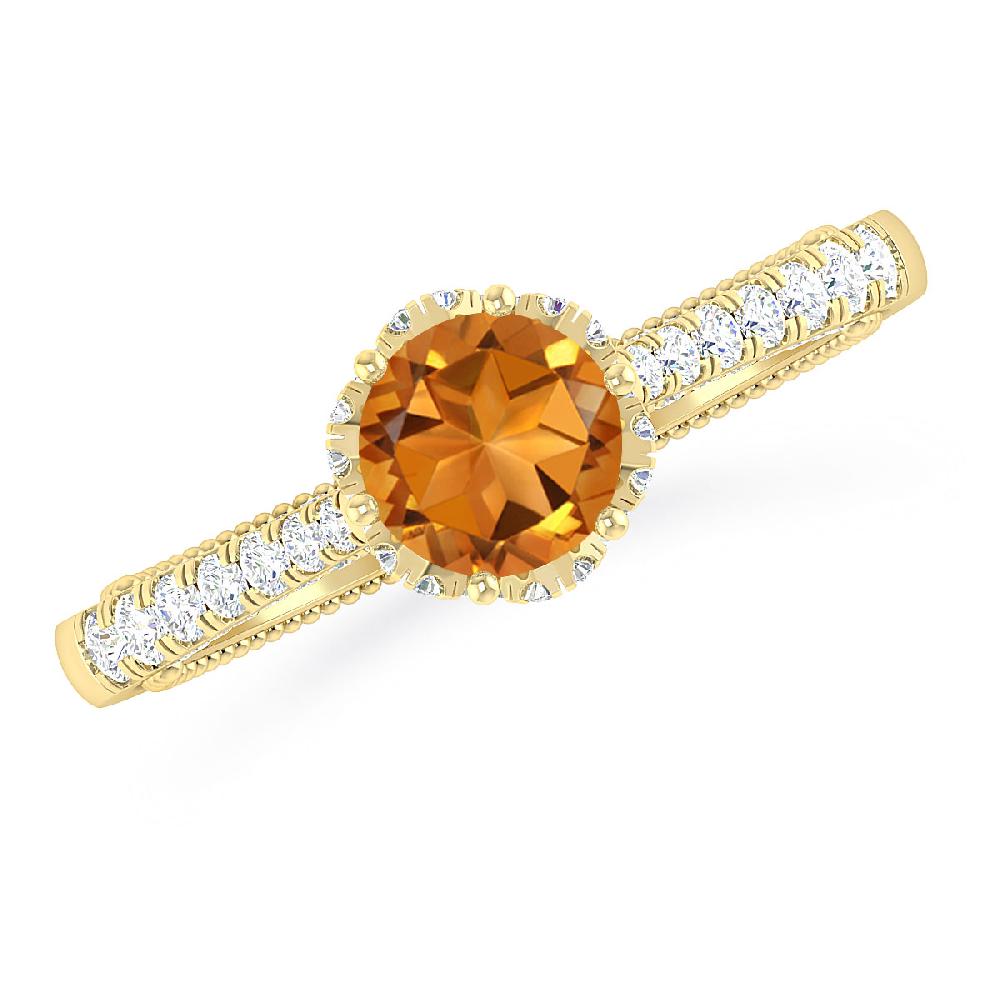 Yellow Gold - Citrine