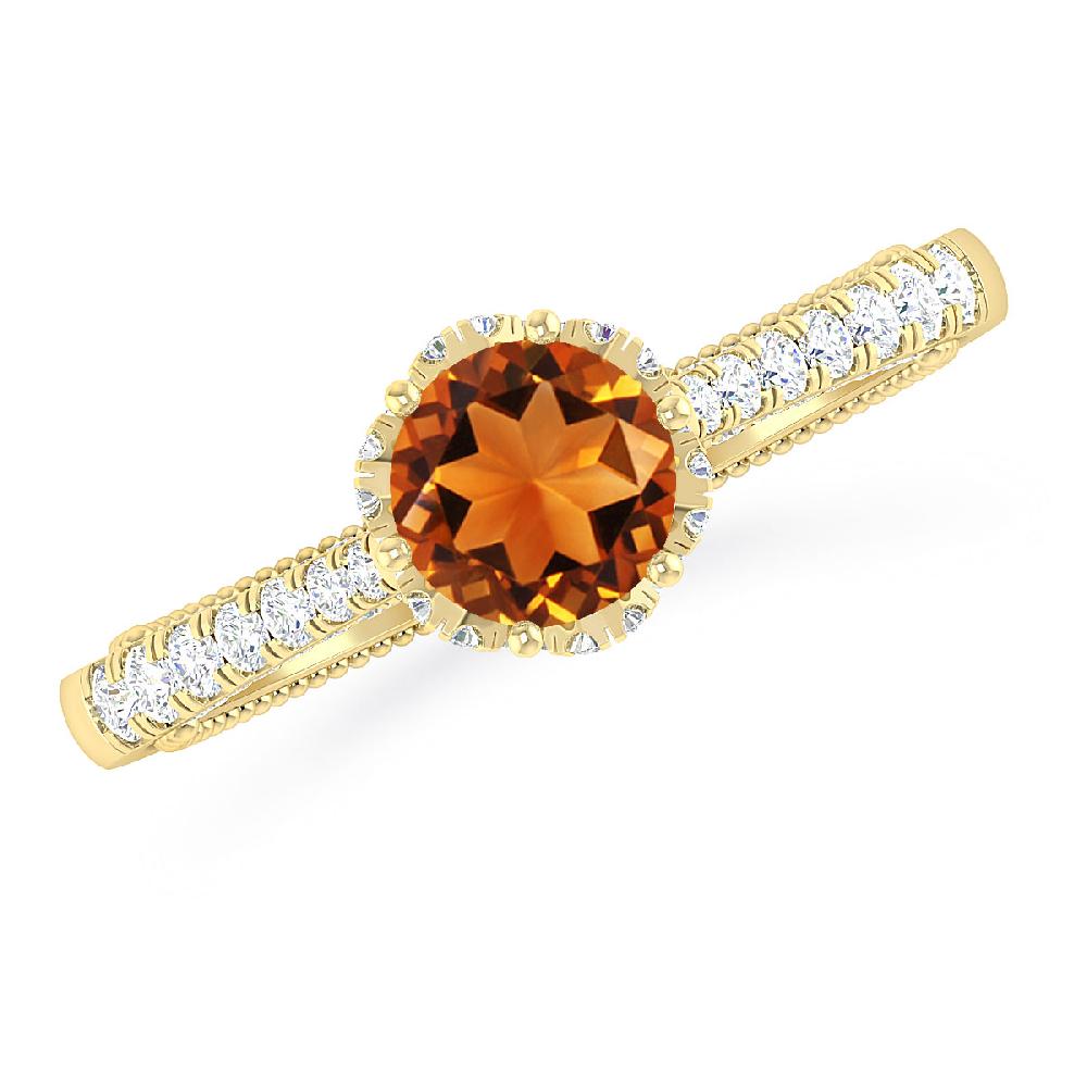 Yellow Gold - Citrine