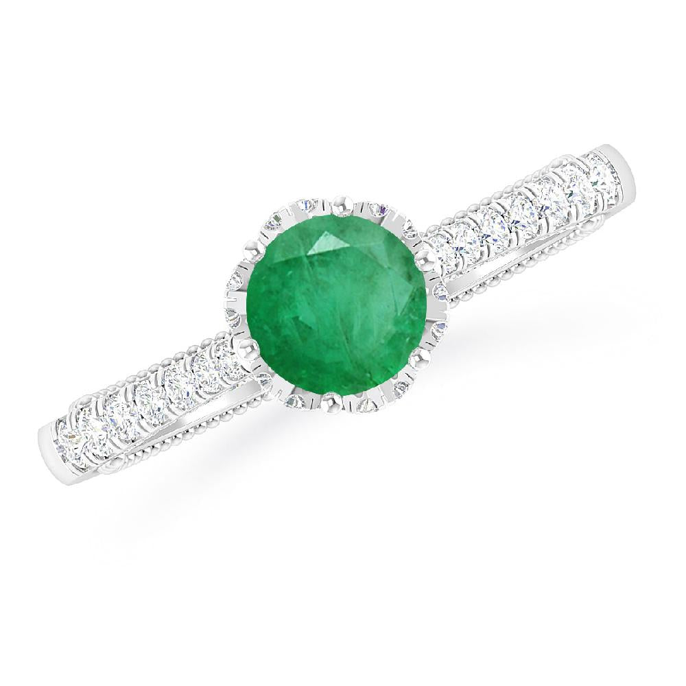 White Gold - Emerald