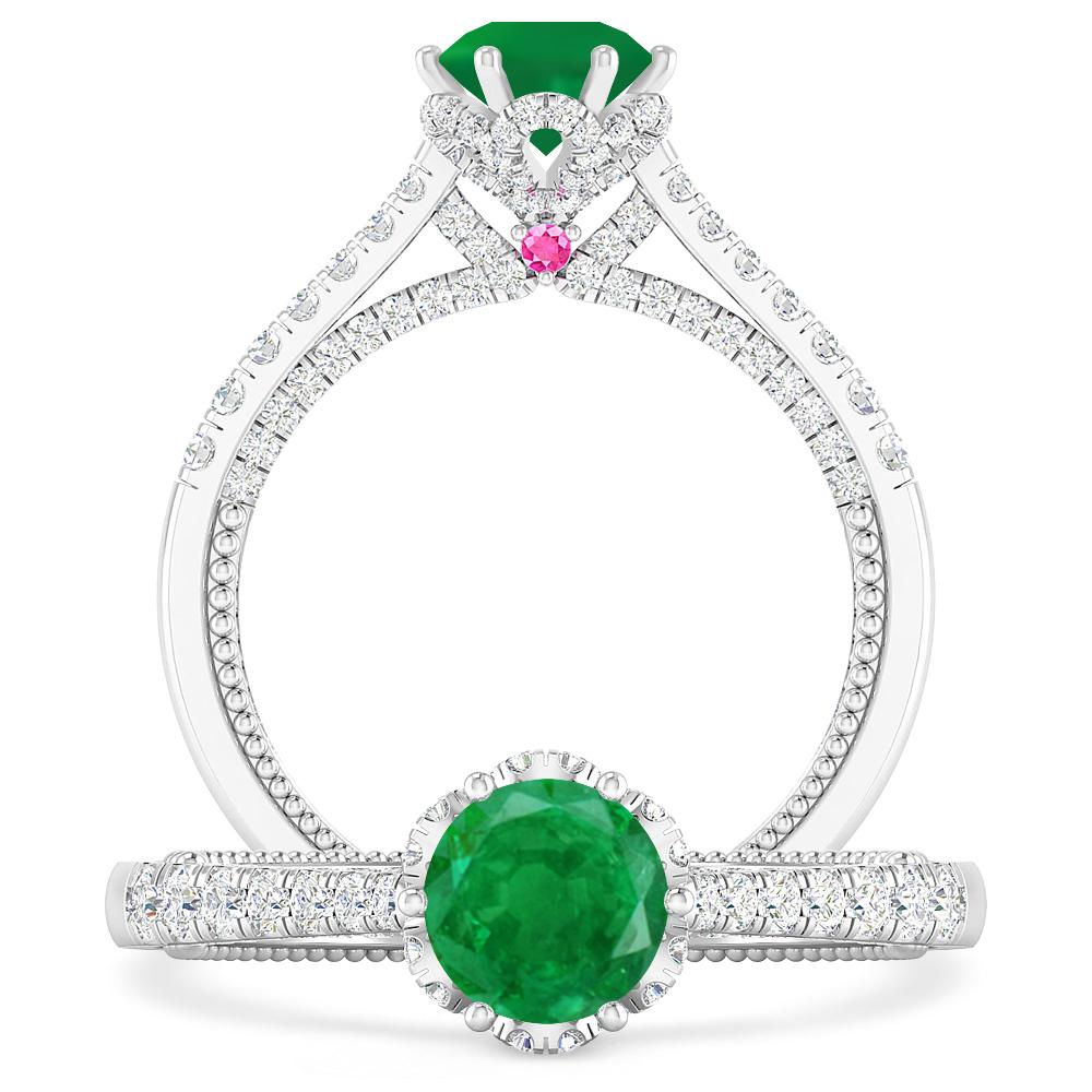 White Gold - Emerald