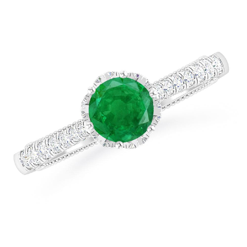 White Gold - Emerald