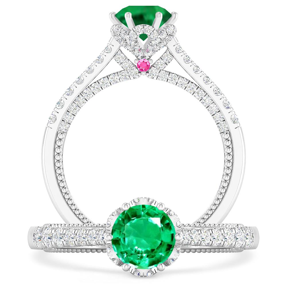 White Gold - Emerald