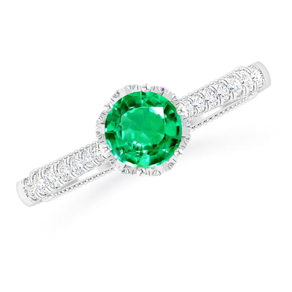 White Gold - Emerald