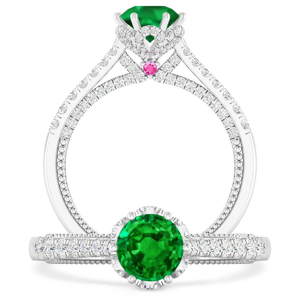 White Gold - Emerald