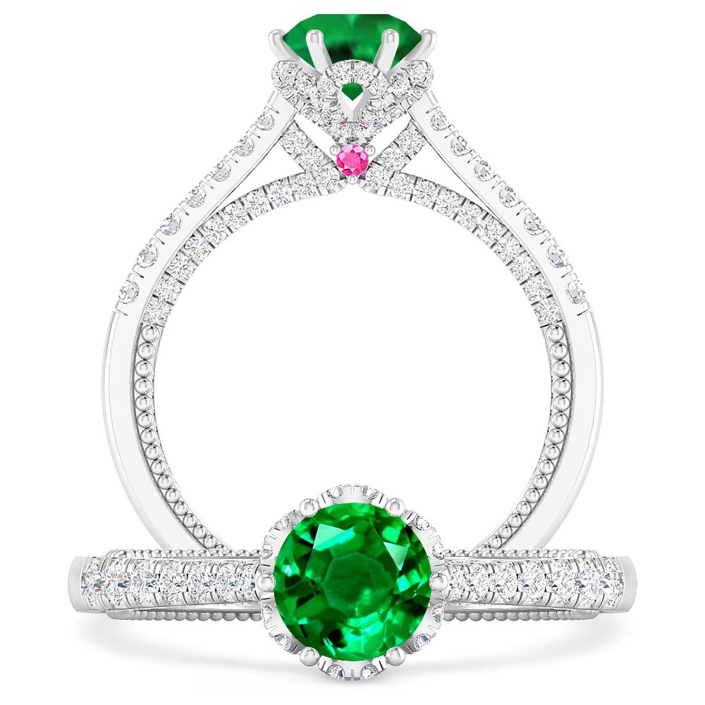 White Gold - Emerald