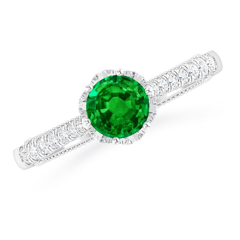 White Gold - Emerald