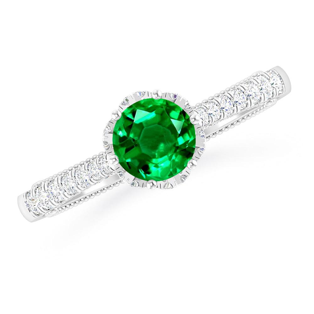 White Gold - Emerald