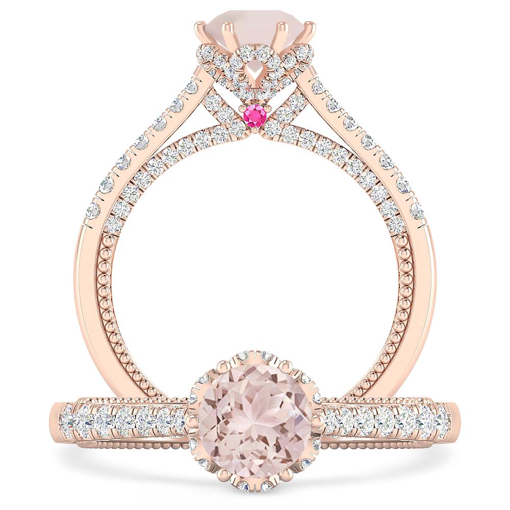 Rose Gold - Morganite