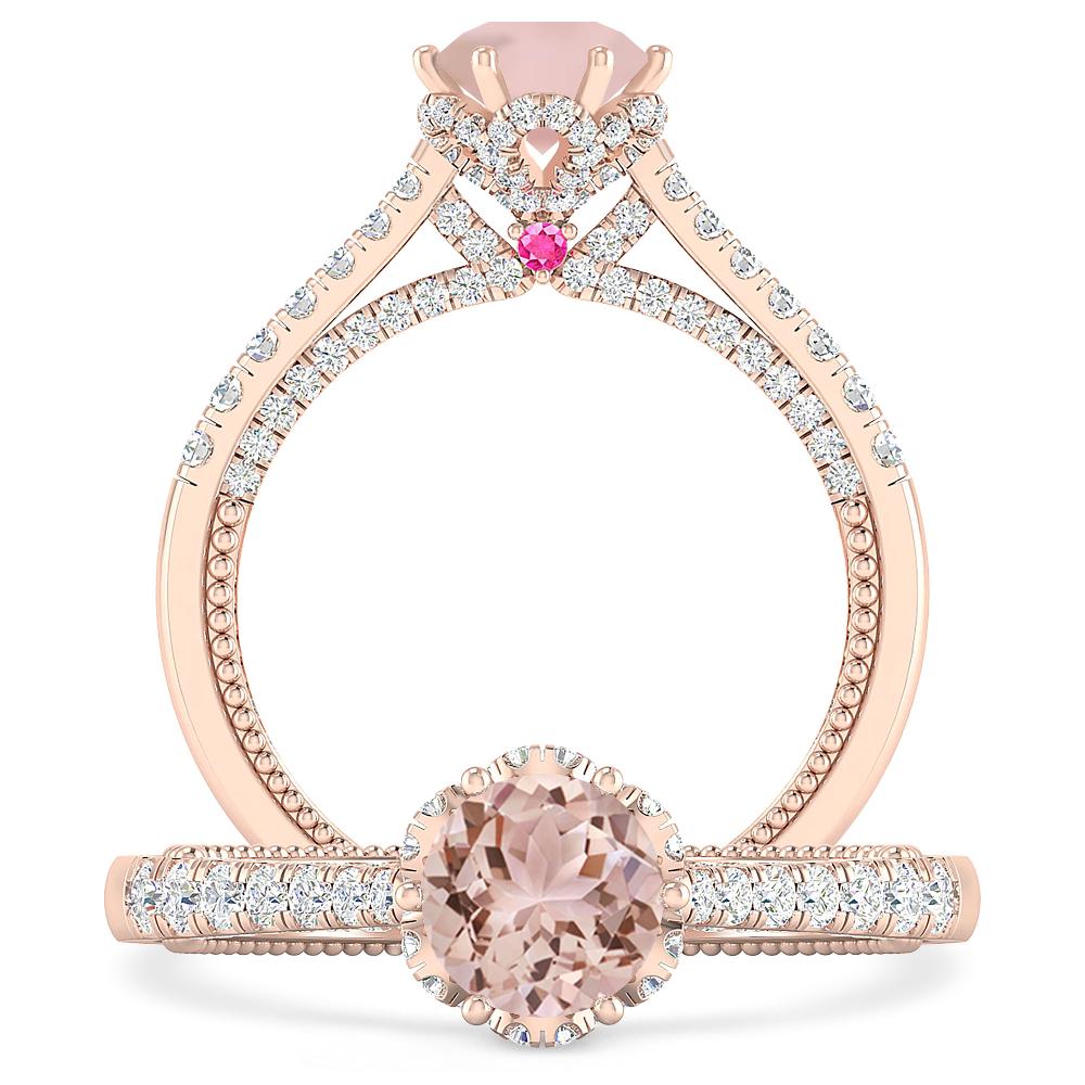 Rose Gold - Morganite