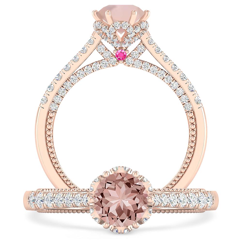 Rose Gold - Morganite