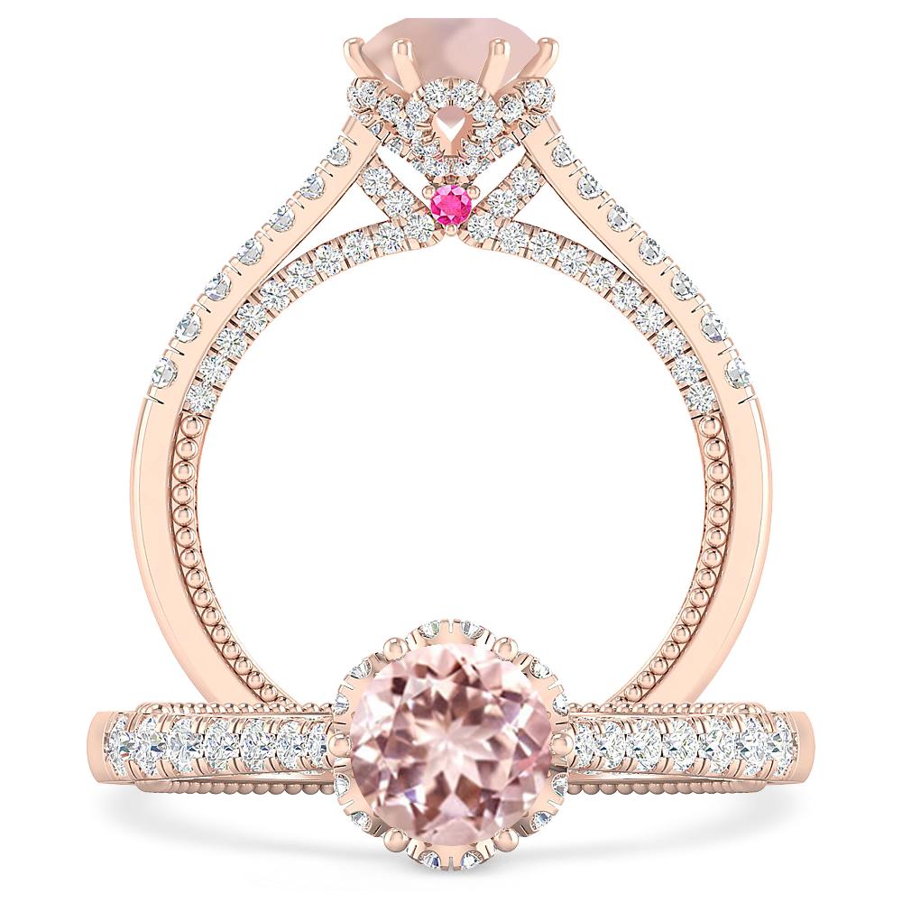 Rose Gold - Morganite