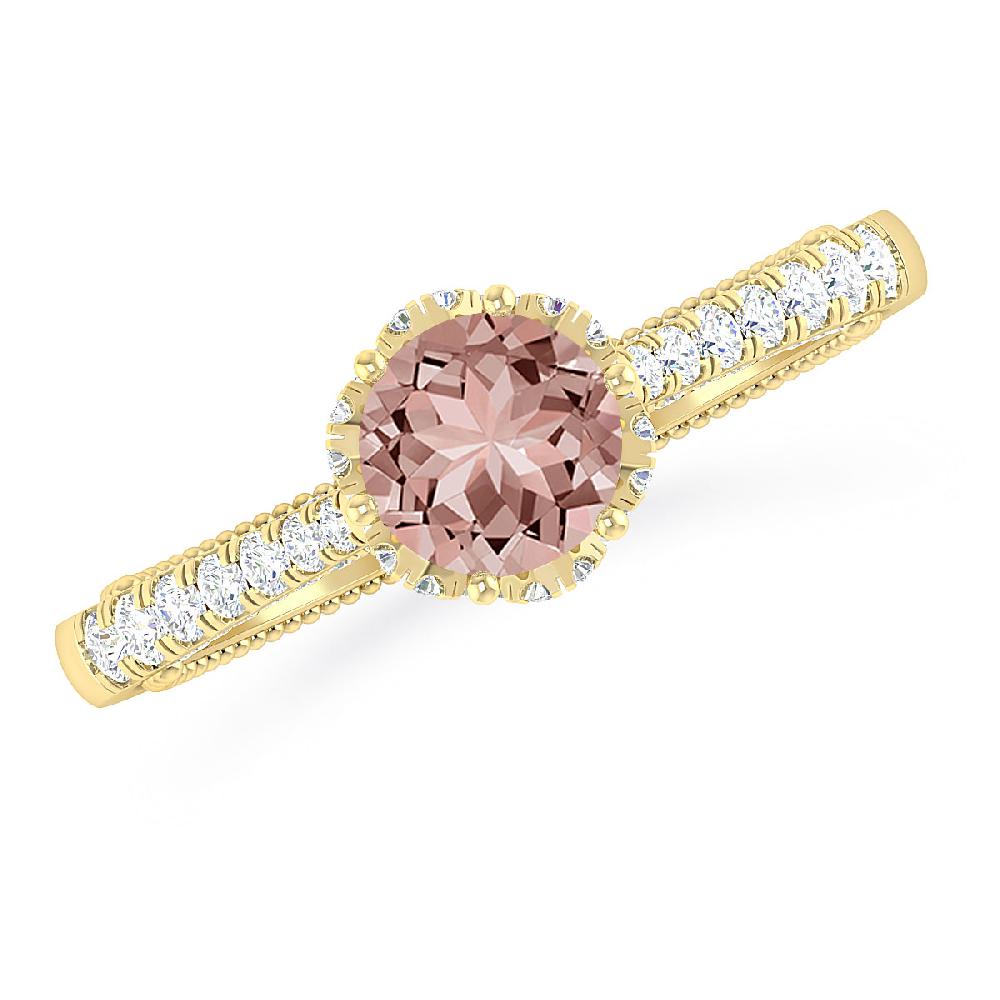 Yellow Gold - Morganite