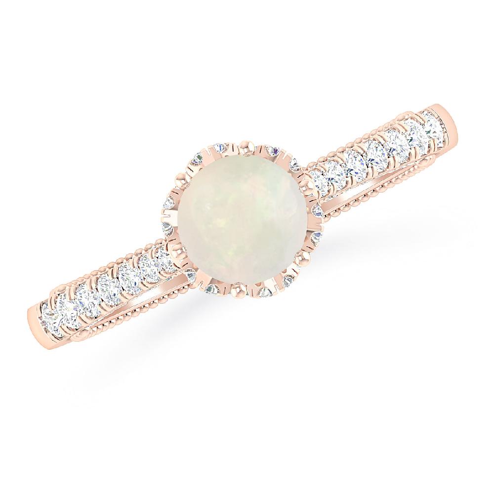 Rose Gold - Opal