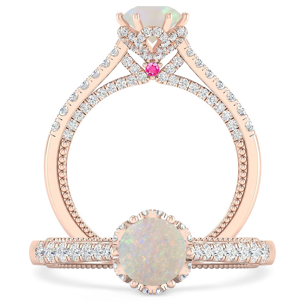 Rose Gold - Opal