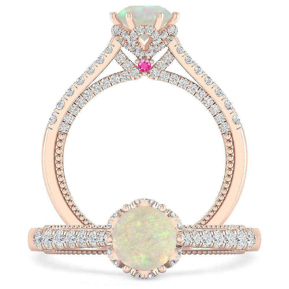 Rose Gold - Opal