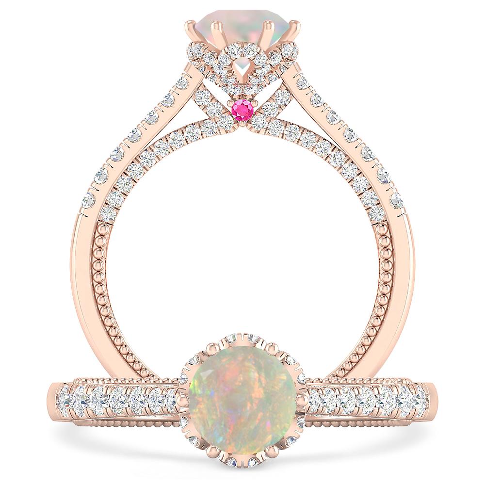 Rose Gold - Opal