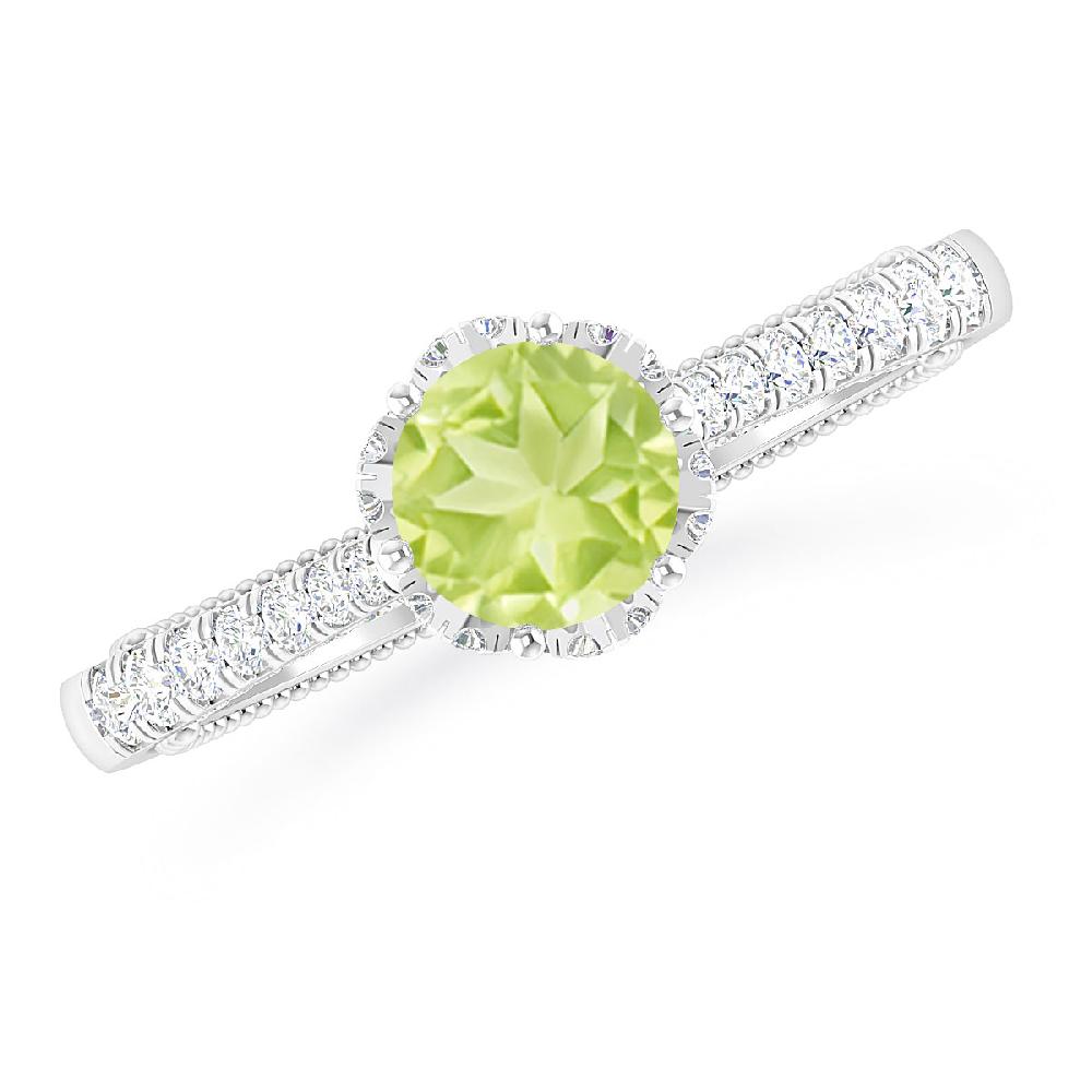 White Gold - Peridot