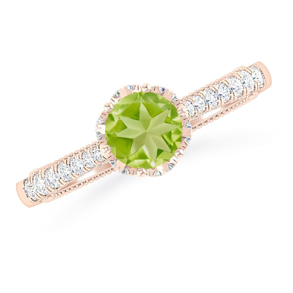 Rose Gold - Peridot