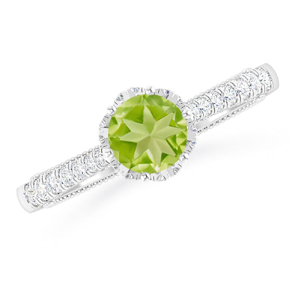 White Gold - Peridot