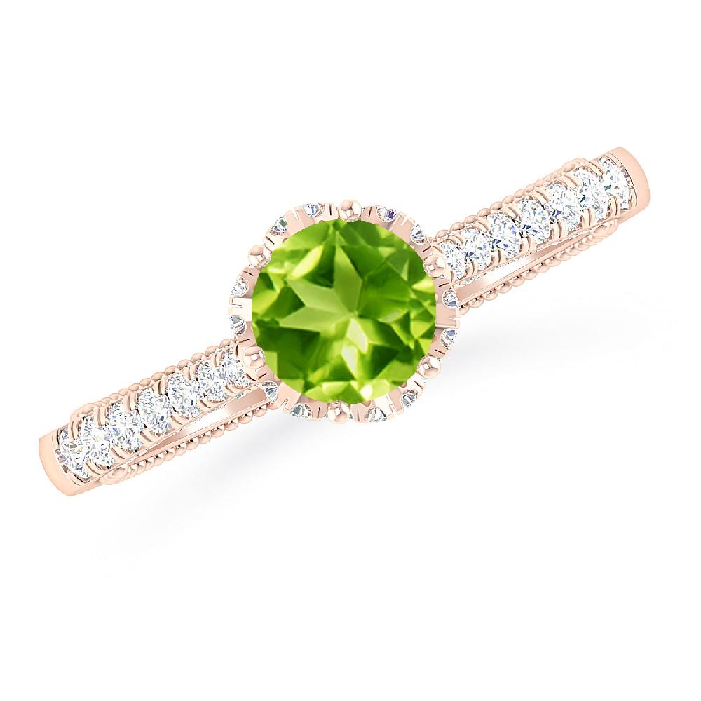 Rose Gold - Peridot