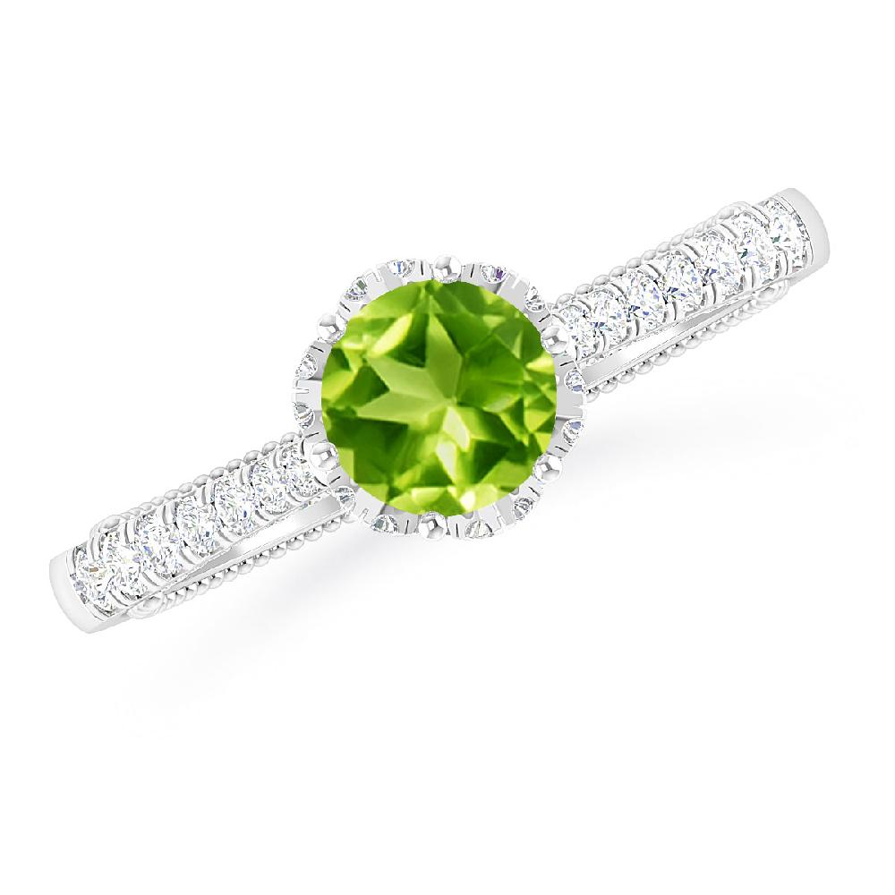 White Gold - Peridot