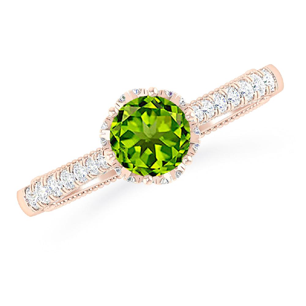 Rose Gold - Peridot