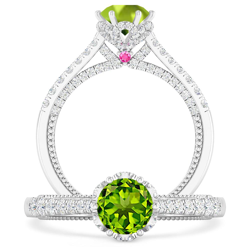 White Gold - Peridot