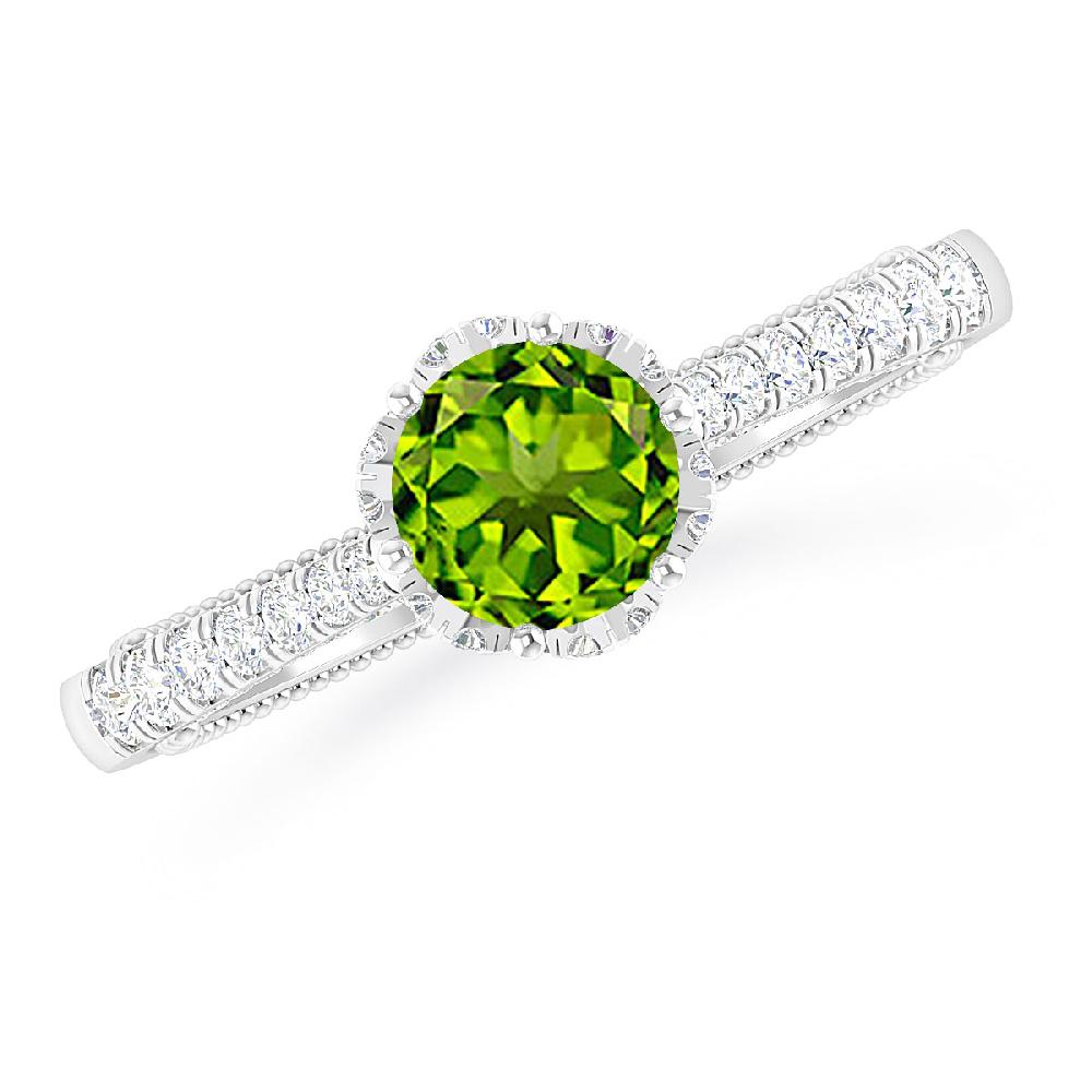 White Gold - Peridot